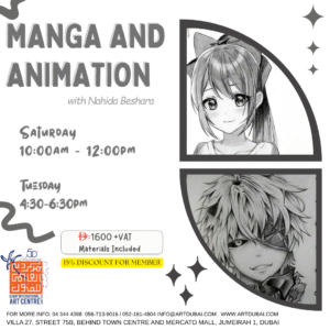 Manga & Animation Drawing Kids / Teens With Nahida Beshara