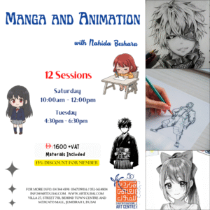 Manga & Animation Drawing Kids / Teens With Nahida Beshara