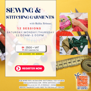 Sewing & Stitching Garments for beginners with Malika Rahman