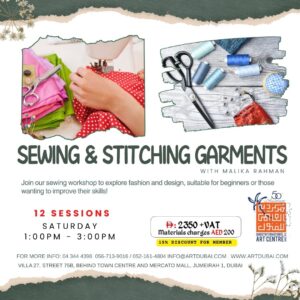 SEWING & STITCHING FOR BEGINNERS with Malika Rahman