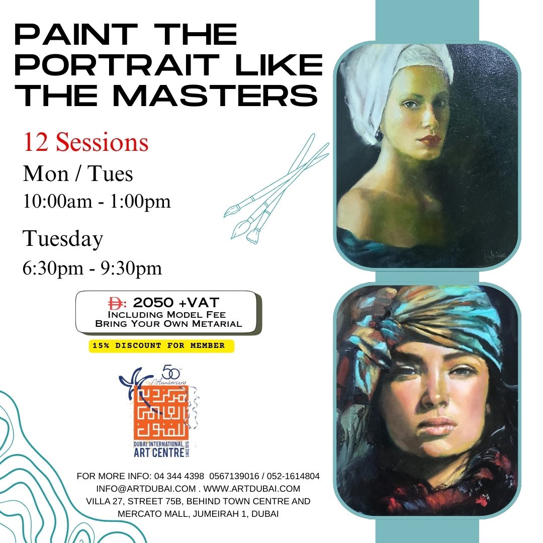 PAINT THE PORTRAIT LIKE THE MASTERS with Nahida Beshara