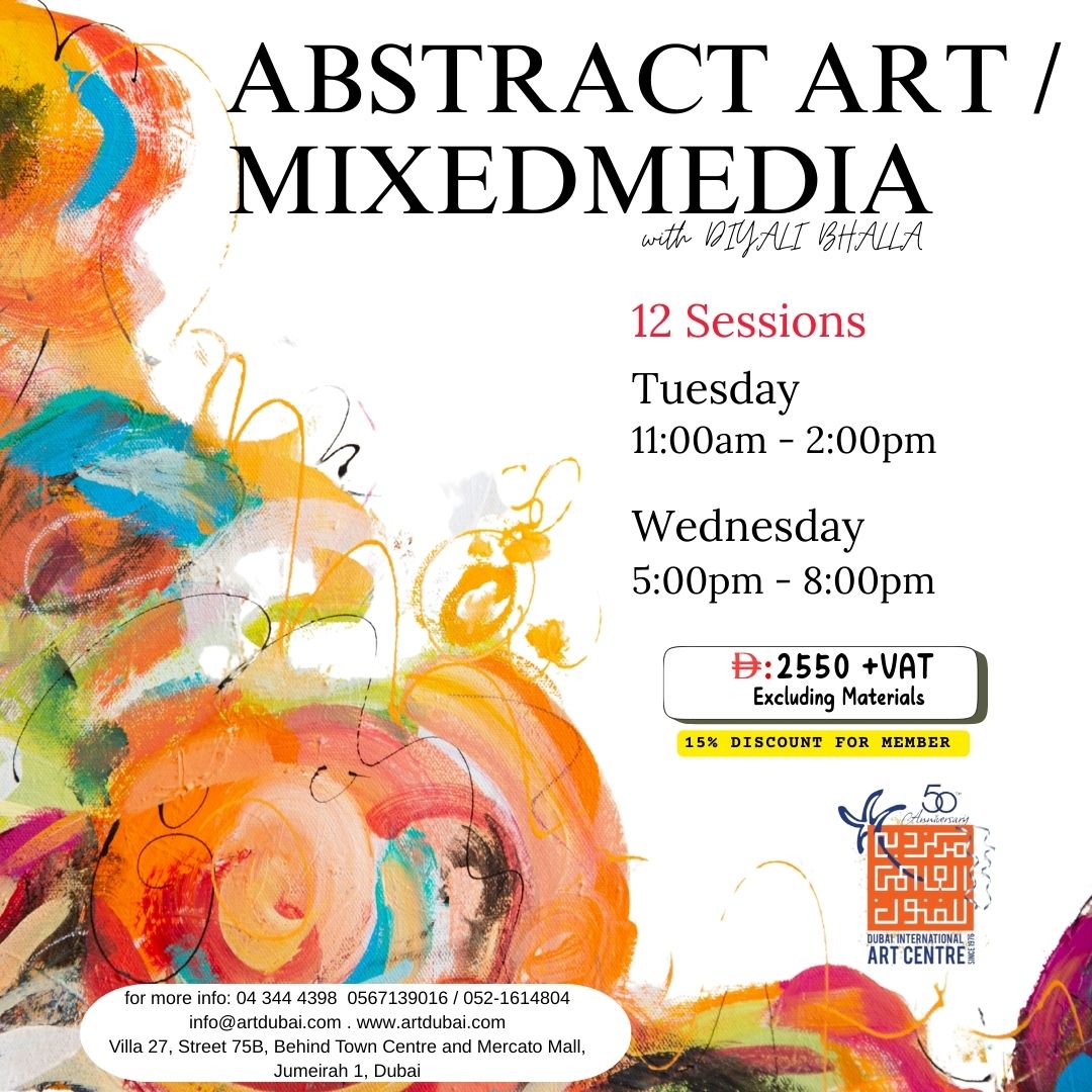 ABSTRACT ART / MIXED MEDIA with Diyali Bhalla