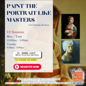 PAINT THE PORTRAIT LIKE THE MASTERS with Nahida Beshara