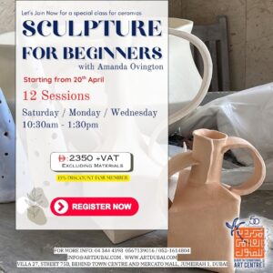 SCULPTURE FOR BEGINNERS with Amanda Ovington