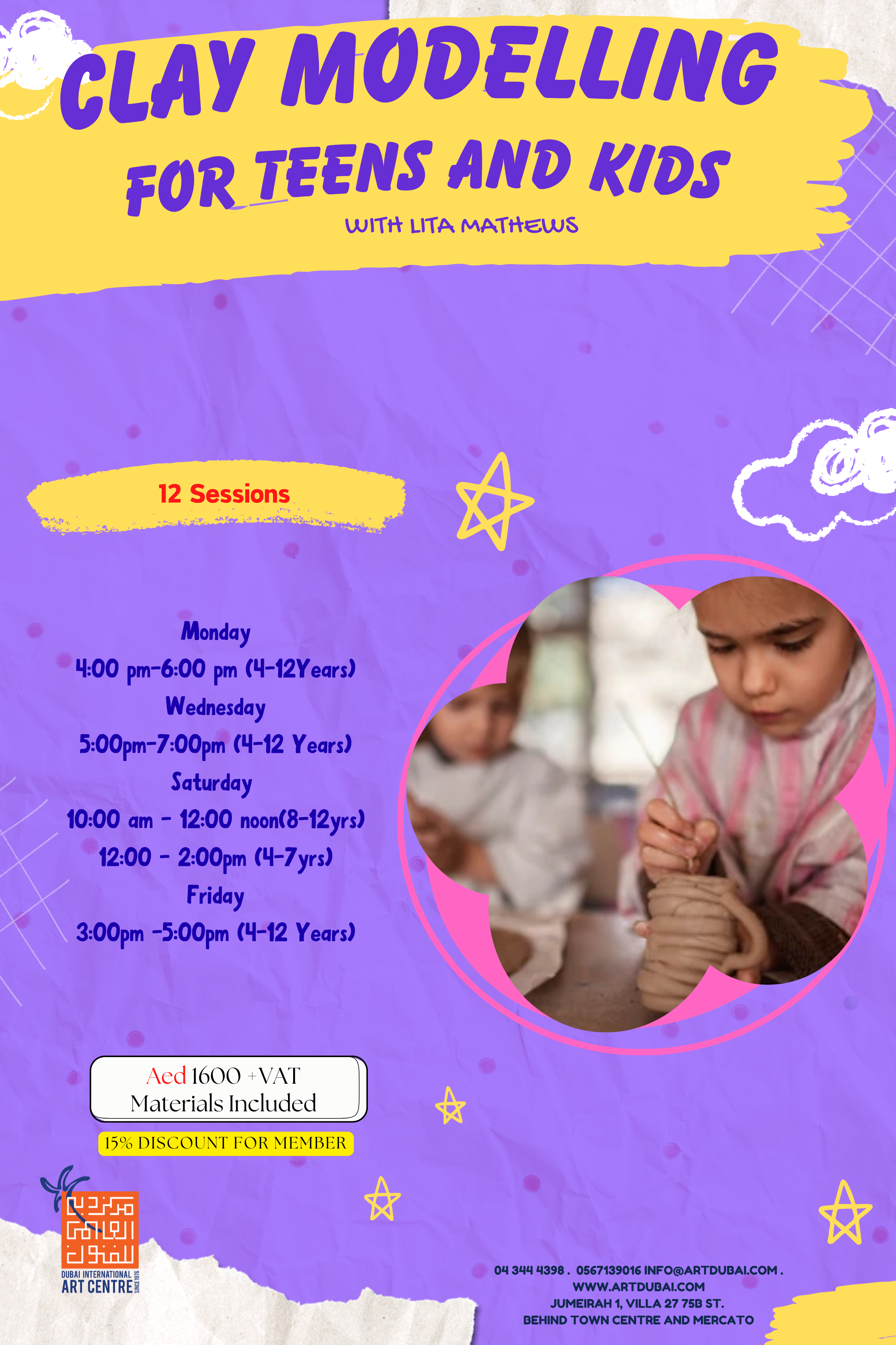 CLAY MODELLING for teens and kids