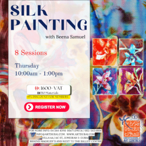 Silk Painting class with Beena Samuel